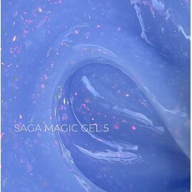 SAGA. Builder Gel "Magic", 15 ml, #05. Гель для укріплення та нарощування з поталлю #1