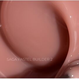 SAGA. Builder gel "Pastel Color", 15 ml, #02. Гель для укріплення та нарощування #2
