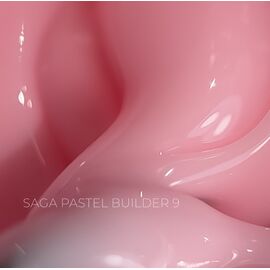 SAGA. Builder gel "Pastel Color", 15 ml, #09. Гель для укріплення та нарощування #2