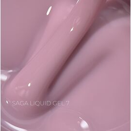 SAGA. Liquid Gel, 30 ml, #07. Рідкий гель для укріплення та нарощування #1