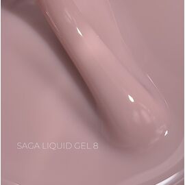 SAGA. Liquid Gel, 30 ml, #08. Рідкий гель для укріплення та нарощування #1