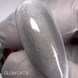 SAGA. Cat's Eye Gel Polish "Glow Cat", #09, 10 ml. Гель-лак "Котяче око" #2