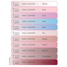 HEYLOVE. Набір наклейок для демонстраційних тіпс. Nail cushion #1