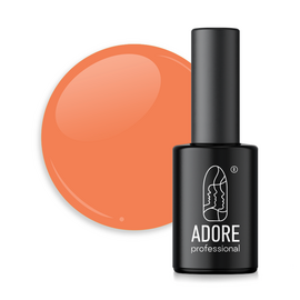 ADORE. Marble Glass Gel Polish, #MG-23, Amber, 8 ml. Вітражний гель-лак, моркв'яна глазур #1