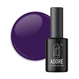 ADORE. Marble Glass Gel Polish, #MG-31, Iris quartz, 8 ml. Вітражний гель-лак, насичено-фіолетовий #1