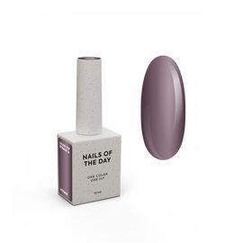 NOTD. Color Top, Vitrage #16, 10 ml. Вітражний топ без липкого шару, напівпрозорий припилений сливовий #1