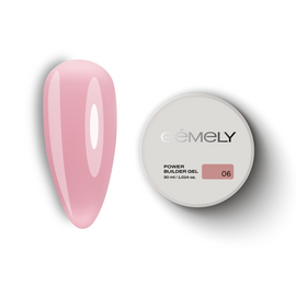 GÉMELY (ex GA&MA). Power builder gel #6, 30 ml, твердий гель #1