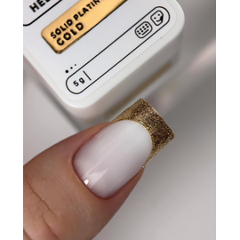 HEYLOVE. Solid platinum gel, GOLD, 5 g, гель-фарба золота #2
