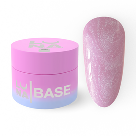 LUNAmoon. Cover BASE #18, PALE PINK with SHIMMER, 30 ml #1