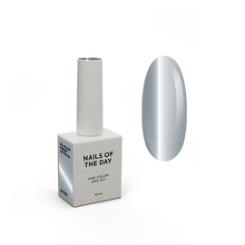 NOTN. Korean "Cat eye" Gel Polish #06, 10 ml, гель-лак "котяче око" сріблясто-блакитний #1