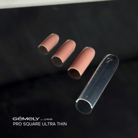 GÉMELY (ex GA&MA). Top nail forms, Pro Square, Ultra Thin, 150 pcs. Верхні форми "Про Квадрат", надтонкі #2
