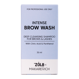 ZOLA x Makarevich. Brow & Lash Deep Cleansing Shampoo, Intense Brow Wash, 30 ml. Шампунь глибокої очистки для брів та вій #2