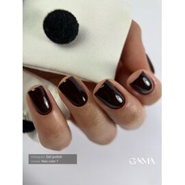 GA&MA. Gel polish, Max Color #007 Black Brown, 10 ml, гель-лак #2