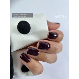 GA&MA. Gel polish, Max Color #010 Black Plum, 10 ml, гель-лак #2
