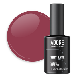 ADORE. Tint Base, №01, Retro, 15 ml. Напівпрозора кольорова база для нігтів #1