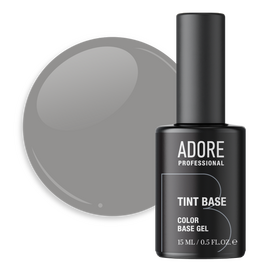 ADORE. Tint Base, №08, Fade, 15 ml. Напівпрозора кольорова база для нігтів #1