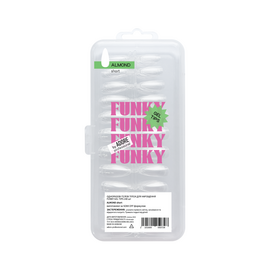 ADORE. Funky Gel Tips, Almond Short, 240 pcs. Гелеві тіпси, короткий мигдаль #1