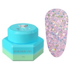 You Are Cute. Builder Gel #36, 15 ml, гель для нарощування з блискучими частинками #1