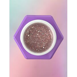 You Are Cute. Builder Gel #38, 15 ml, гель для нарощування з блискучими частинками #2