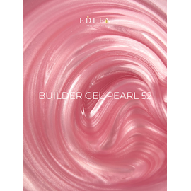 EDLEN. Builder gel Pearl #52, 15 ml. Гель для нарощування з перламутром #2