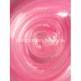 EDLEN. Builder gel Pearl #54, 30 ml. Гель для нарощування з перламутром #2
