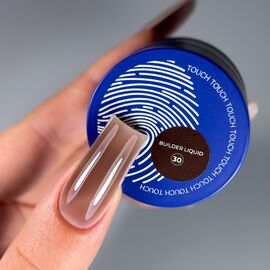 TOUCH. Liquid Builder Gel #30, 15 ml, міцний рідкий гель для нарощування #2