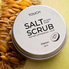 TOUCH. Hand&Foot Salt Scrub, Melon, 50 ml. Скраб для рук та ніг з ароматом дині #2
