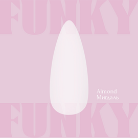 ADORE. Funky Gel Tips, Almond Short, 240 pcs. Гелеві тіпси, короткий мигдаль #2