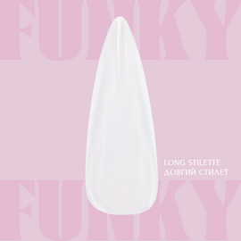 ADORE. Funky Gel Tips, Stilette Long, 240 pcs. Гелеві тіпси, подовжений стилет #2