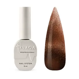 SAGA. Cat's Eye Gel Polish "Dream Cat", #01, 10 ml. Гель-лак "Котяче око" кришталевий #1