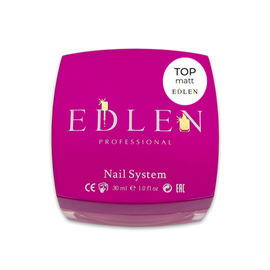 EDLEN. Matte Top, 30 ml, матовий топ без липкого шару #1