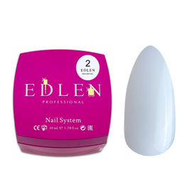 EDLEN. Builder gel #02, Milky, 50 ml, молочний #1