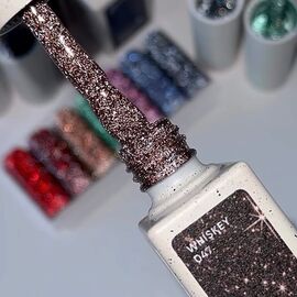 NOTD. Reflective Gel Polish Whiskey #047, 10 ml, гель-лак світловідбиваючий #2