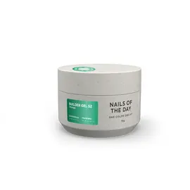 NOTD. Vitrage Builder Gel, #52, 15 ml. Вітражний гель для нарощування, зелений #1