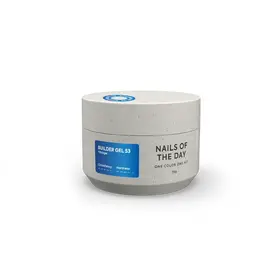 NOTD. Vitrage Builder Gel, #53, 15 ml. Вітражний гель для нарощування, синій #1