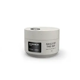 NOTD. Vitrage Builder Gel, #54, 15 ml. Вітражний гель для нарощування, чорний #1