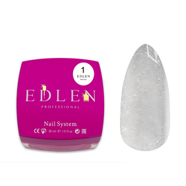 EDLEN. Polygel #01, Clear, 30 ml, полігель, прозорий #1