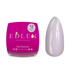 EDLEN Water Acrygel NUDE №12, 30 ml, рідкий гель, світло-ліловий #1