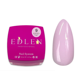 EDLEN, Water Acrygel №09, NUDE, 30 ml, рідкий гель, ніжно-рожевий #1