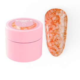 LUNAmoon. Bubble Gel #5, 5 ml, гель для дизайну з блискучими частинками #1