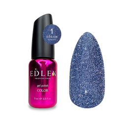 EDLEN Gel Polish Flash Fire №01, 9 ml, світловідбиваючий гель-лак #1