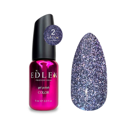EDLEN Gel Polish Flash Fire №02, 9 ml, світловідбиваючий гель-лак #1