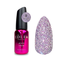 EDLEN Gel Polish Flash Fire №08, 9 ml, світловідбиваючий гель-лак #1