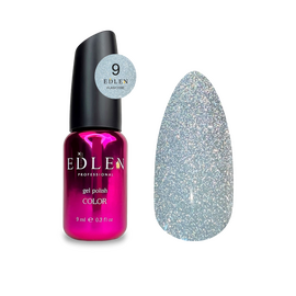 EDLEN Gel Polish Flash Fire №09, 9 ml, світловідбиваючий гель-лак #1