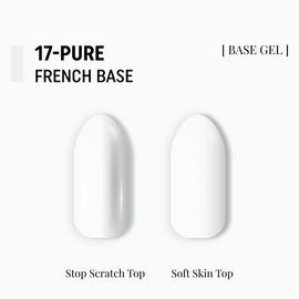 ADORE. French Base, №17, Pure, 15 ml. Камуфлююча база #2