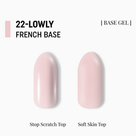 ADORE. French Base, №22, Lowly, 15 ml. Камуфлююча база #2