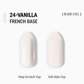 ADORE. French Base, №24, Vanilla, 15 ml. Камуфлююча база #2