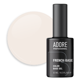 ADORE. French Base, №24, Vanilla, 15 ml. Камуфлююча база #1