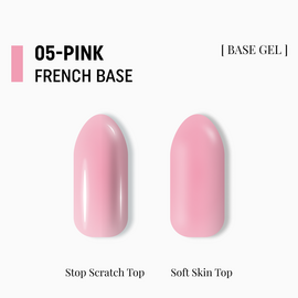 ADORE. French Base,  №05, Pink, 15 ml. Камуфлююча база #2