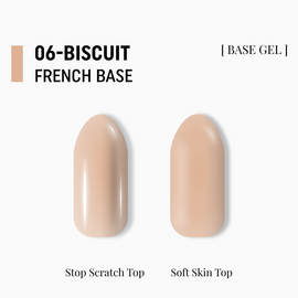 ADORE. French Base,  №06, Biscuit, 15 ml. Камуфлююча база #2